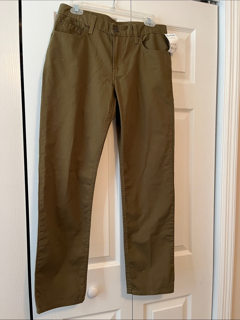 Levi's Straight Men's Jeans in Olive Green